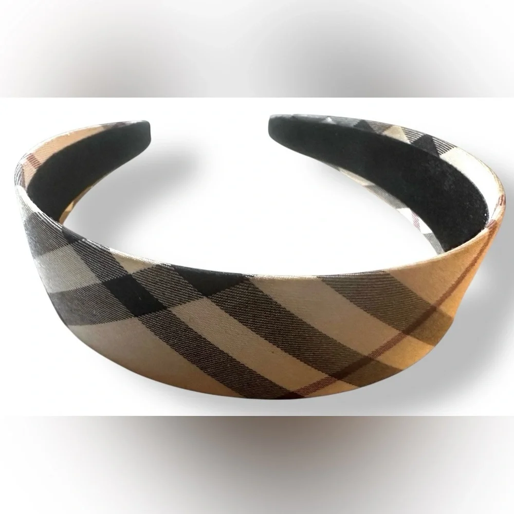Vintage BURBERRY Nova Check Headband - 100% Authentic - Retailed for $275 - Y2K✨ - Picture 2 of 4